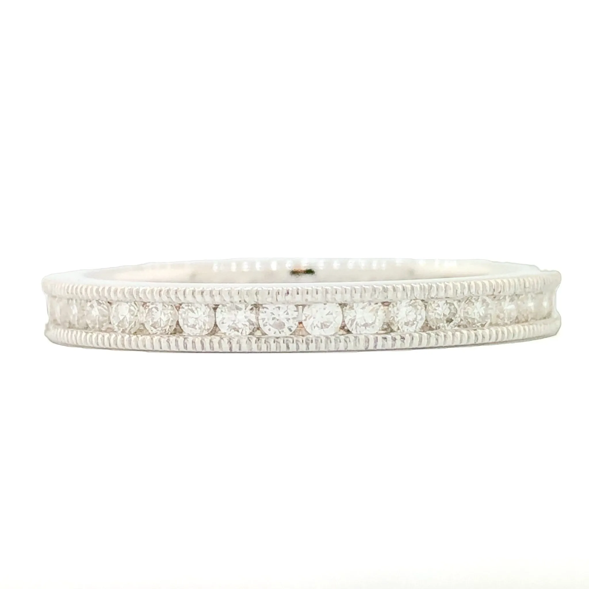 14K W Gold SI2/H 0.50cttw Diamond Channel Set Eternity Band