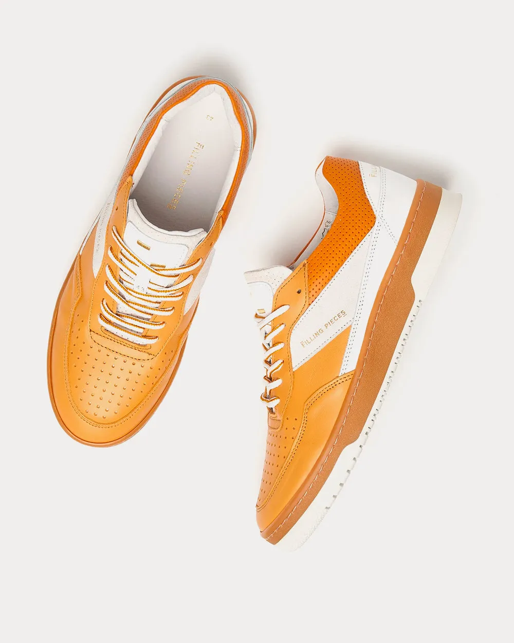 Ace Spin Mustard / White Low Top Sneakers