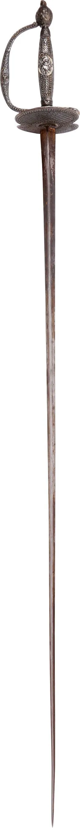 FRENCH SILVER HILT SMALLSWORD C.1770