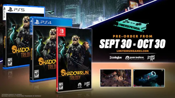 PS5 LIMITED RUN #38: SHADOWRUN TRILOGY
