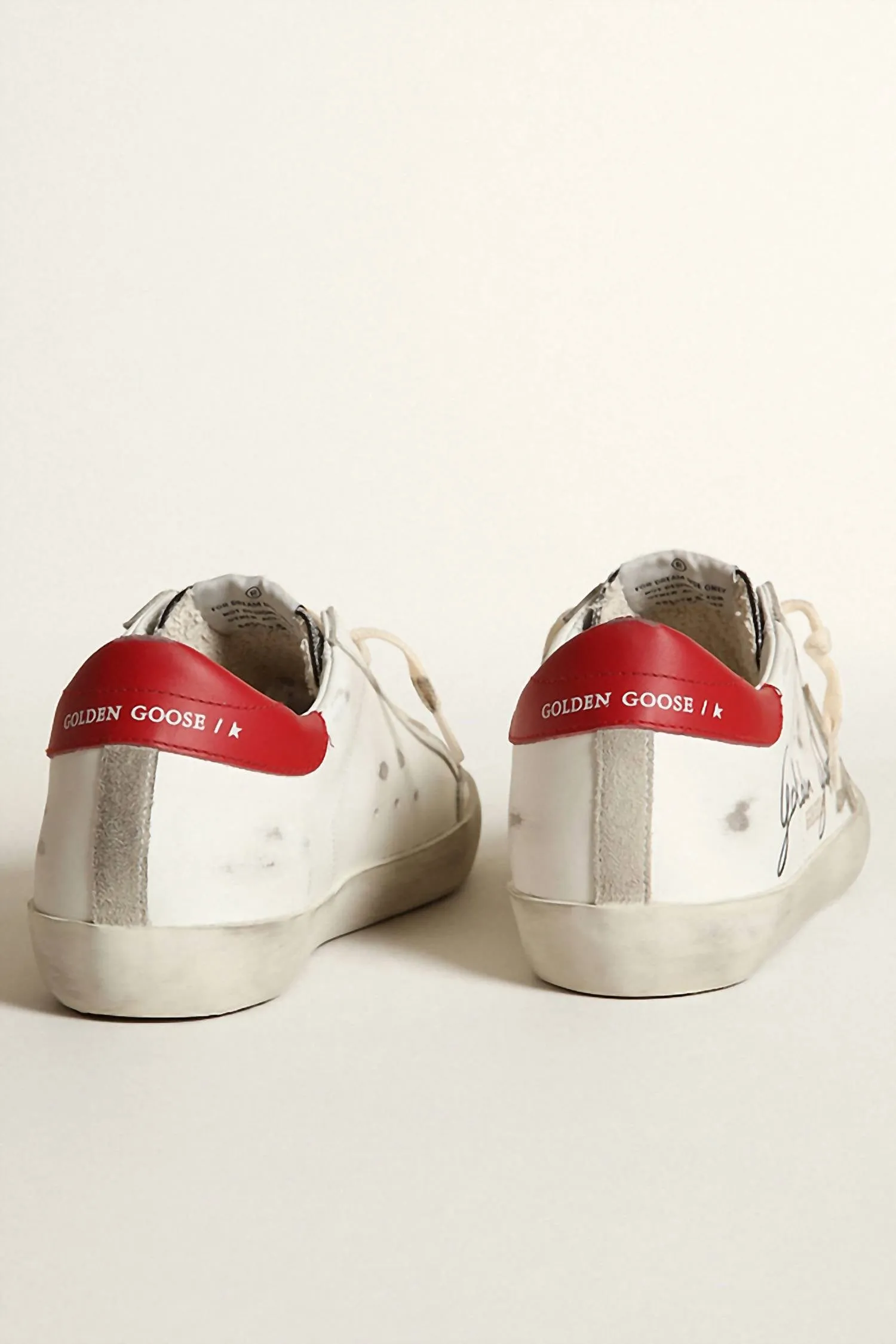 Superstar Sneaker Swarovski Crystal in White/Red/Silver
