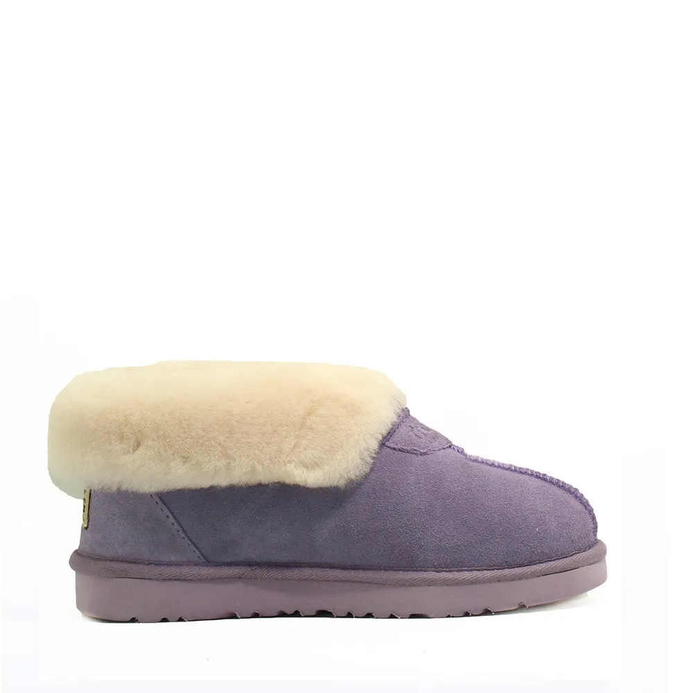 Wool Ugg Slippers - Purple