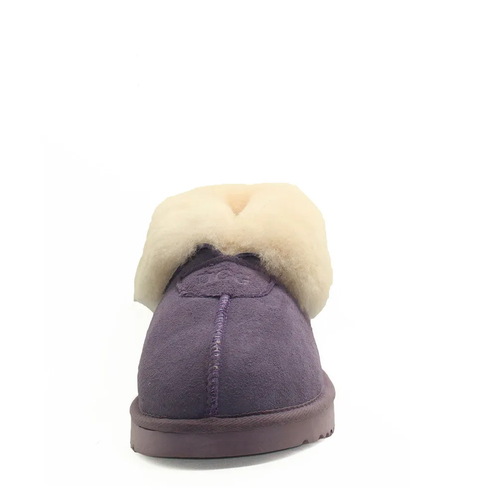 Wool Ugg Slippers - Purple